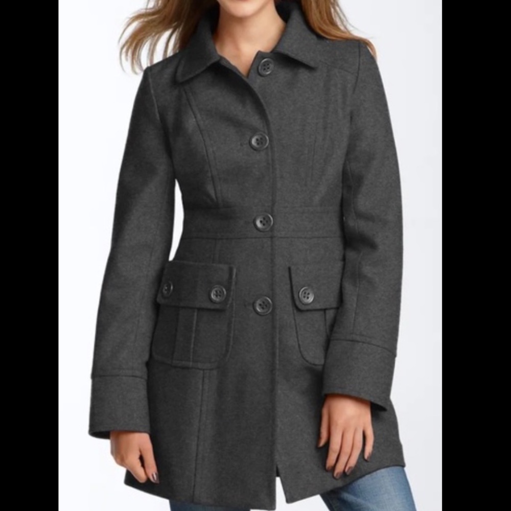 Anthropologie Wool Blend Coat
